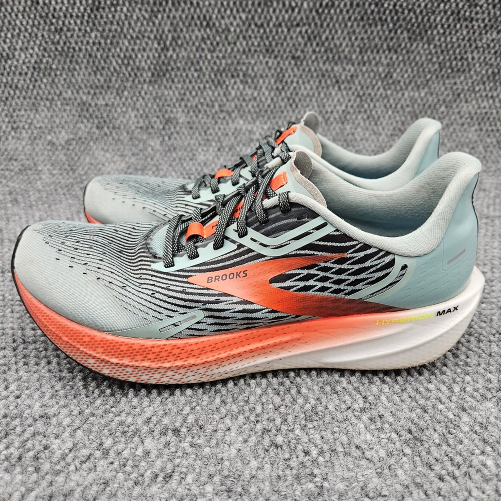 Brooks Women's 12 Seafoam Orange Hyperion Max Running Shoes Athletic Performance - Picture 2 of 10